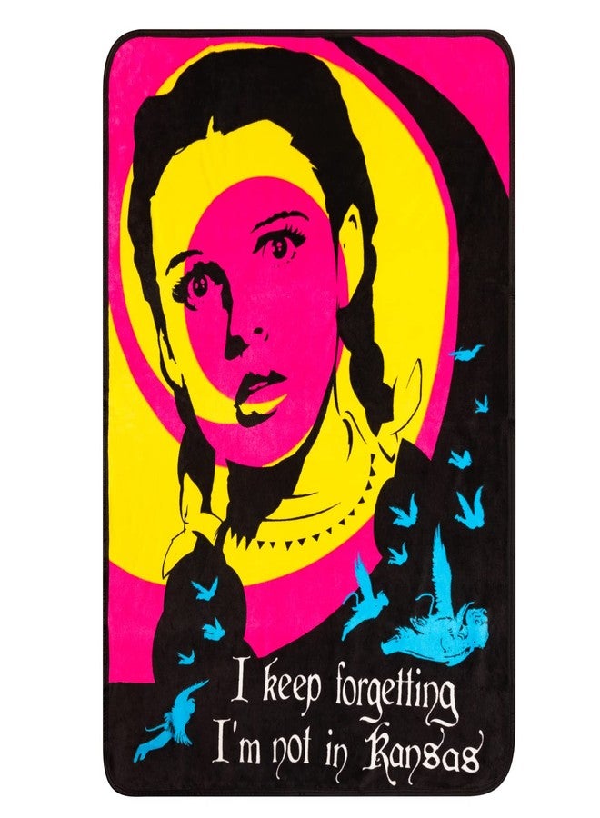 Franco Collectibles The Wizard of Oz Bedding Super Soft Micro Raschel Throw, 46 in x 60 in, (Official Licensed Product) - Image 1