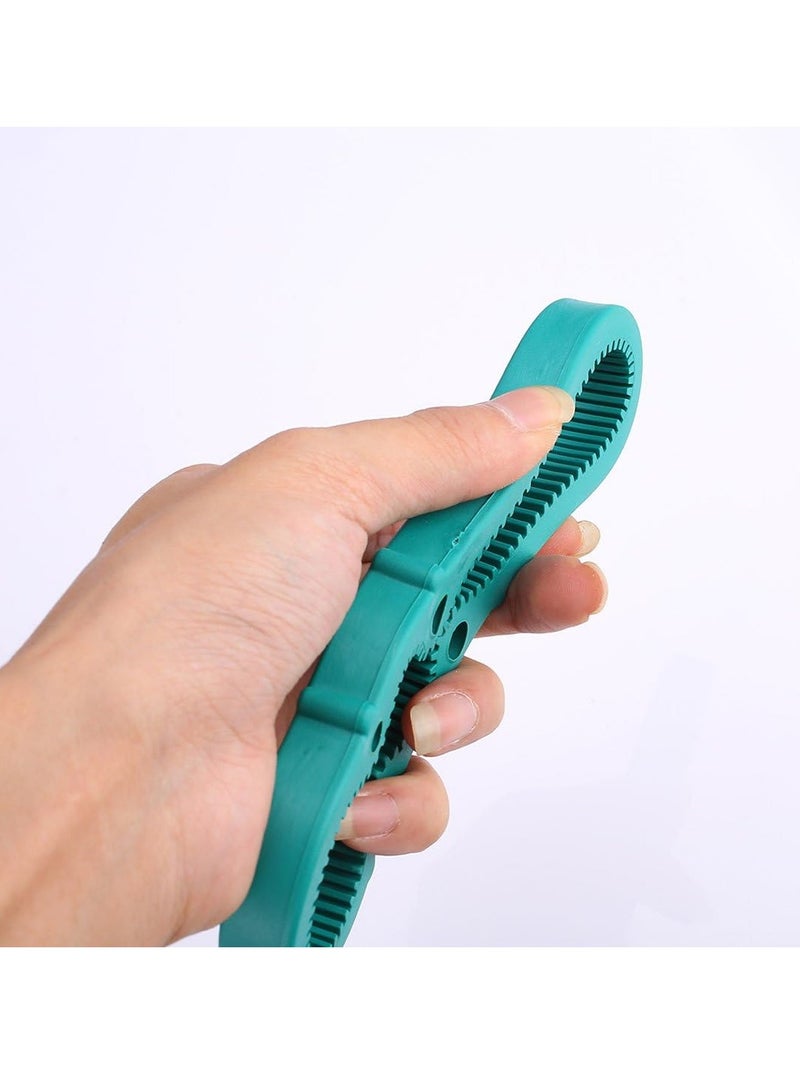 3 in 1 Kitchen Tool Silicone Easy Arthritis Jar Opener Convenience multi-function Jars/Bottles Wine Opener Kitchen Tool (3pcs, Green) - Image 3