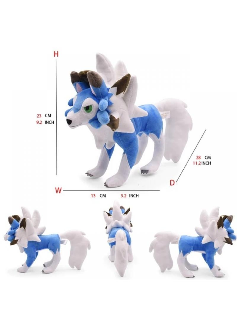 1-Piece Pocket Monsters Figure Lycanroc Plush Toys 23cm - Image 3