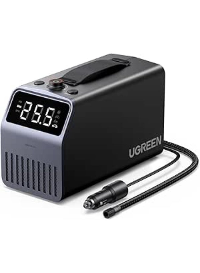 UGREEN Digital Tyre Inflator Air Compressor, 12V DC 150 PSI Car Tyre Pump with Auto Shutoff - Image 1