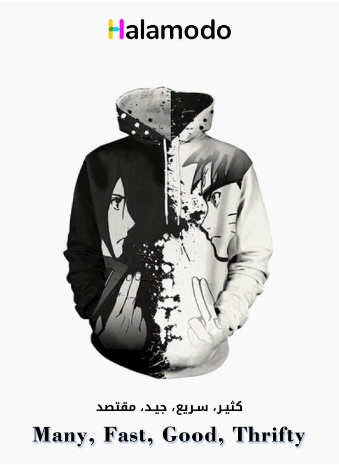 HALAMODO Naruto Printed Sweatshirt Unisex Hoodie  - Image 1