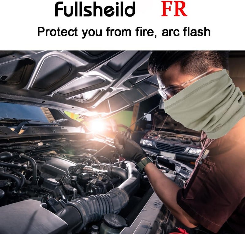 Fullsheild FR Flame Resistant Face Mask Full Cover Neck Gaiter Snood for Welding Hunting Army Military Working - Image 4