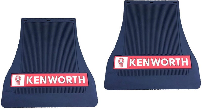 KENWORTH OEM Kenworth Truck Red Logo Front Mudflap Pair Fits T800 86-2014 T800 (Curved Glass) 93-2012 W900B - W900B Aerocab 83-14 - W900L 90-14 - W900L Aerocab 94-14 - Image 3