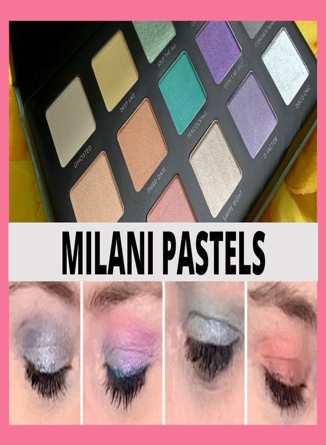 Milani Gilded Pastel Eyeshadow Palette – 15 Soft & Vibrant Shades with Matte, Shimmer & Metallic Finishes for Dreamy Pastel Looks - Image 2