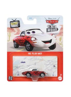 Disney Cars Disney Pixar Cars Mae Pillardurev On The Road 1:64 Scale Du Rev Durev Pillar  - Image 4