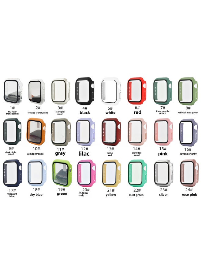 مناسب لـ Apple Watch S9، غطاء واقي لـ Ultra 2، فيلم مقوى لـ iWatch 3/4/5/6/7/8/9/SE، حافظة واقية - Image 2