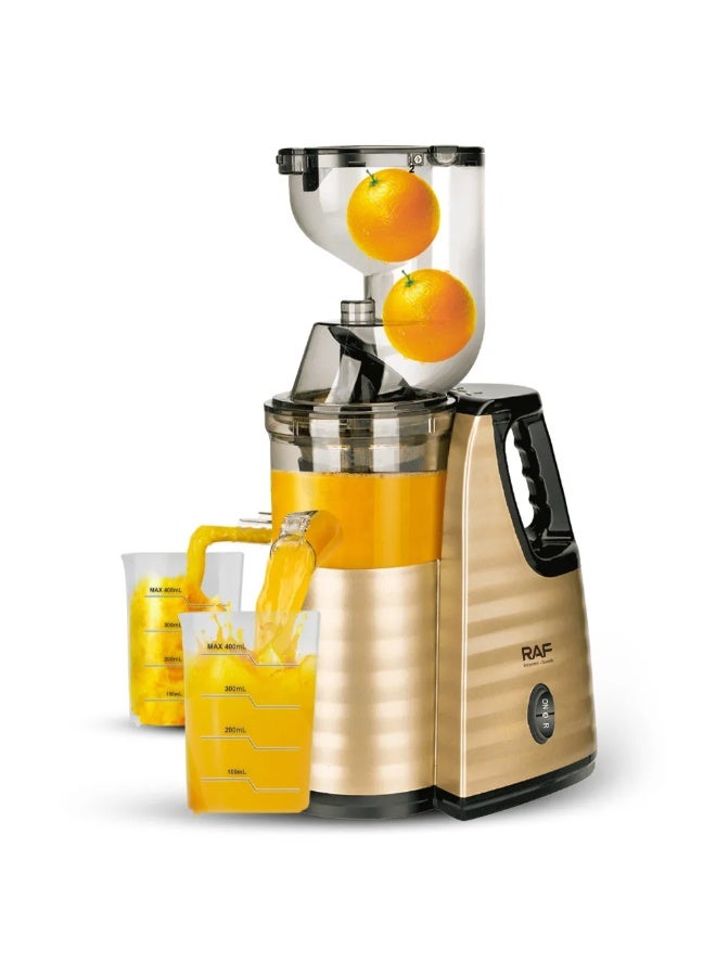 RAF Heavy Duty Slow Juicer 250W 250Bt | Premium Stainless Steel | Low Noise Energy Saving Motor - Image 2