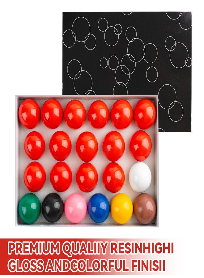 NIANRONGHUA 22 Pcs Snooker Ball Standard Set 2-1/16 inch - 52.5 mm Billiard Balls Set Suitable for Official Game Ball/British Billiard - Image 4