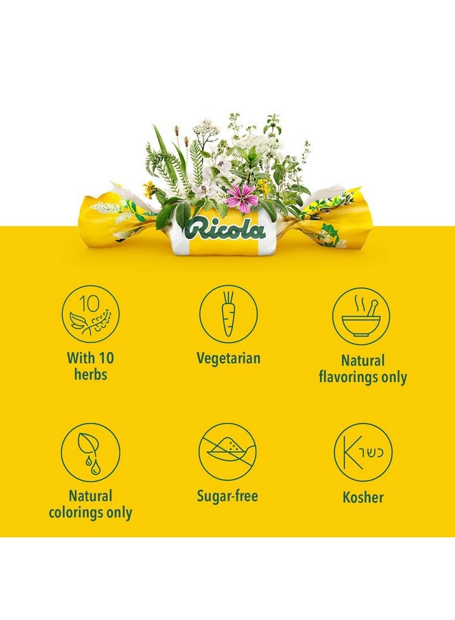 Ricola Sugar Free Swiss Herb Herbal Cough Suppressant Throat Drops | Naturally Soothing Long-Lasting Relief -19 Count (Pack Of 4) Bags - Image 4