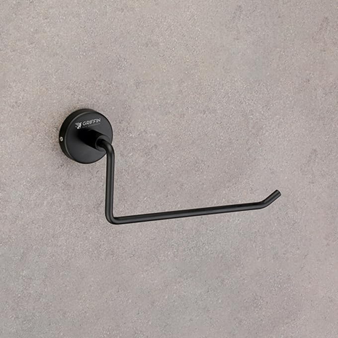 GRIFFIN BATH ACCESSORIES Griffin 304 Grade Stainless Steel Napkin RingTowel Hanger for Wash BasinRound Napkin HolderTowel RingHolder for ClothesTowel Hanger for BathroomKitchenBathroom Accessories Black 