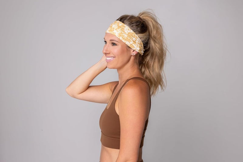 Maven Thread 4" Wide Workout Headbands for Women (2 Pack) – Non-Slip Sweatbands for Gym, Running & Yoga - Image 5