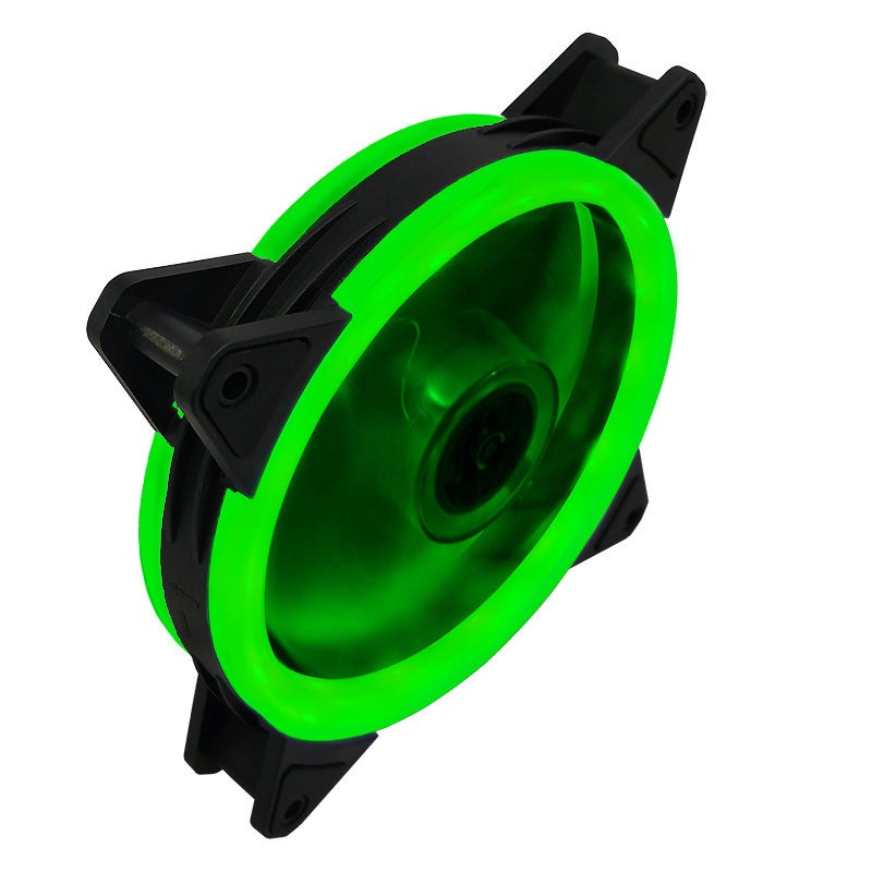 Desktop Host Computer Case Fan 12Cm Aurora Argb Solar Eclipse Led Color Change Double Aperture Silent Heat Dissipation - Image 5