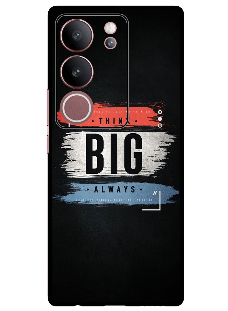 Theodor Protective Case Anti Scratch Shock Proof Bumper Cover For Vivo V29 - V29 Pro Think big always - Image 1