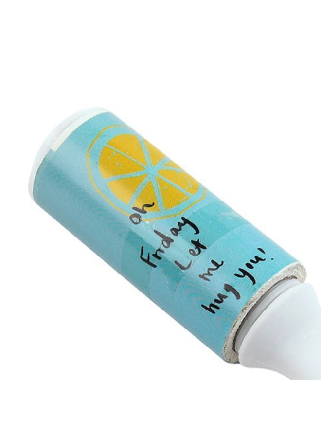 NIBEMINENT Portable Lint Dust Peeling Roller Blue - Image 2