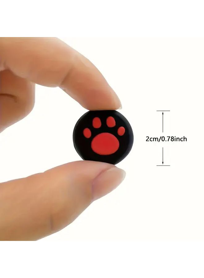 20pcs Silicone Thumb Grips For PS4 PS5 Controllers 5 Random Colors Non Slip Cat Paw Design - Image 5