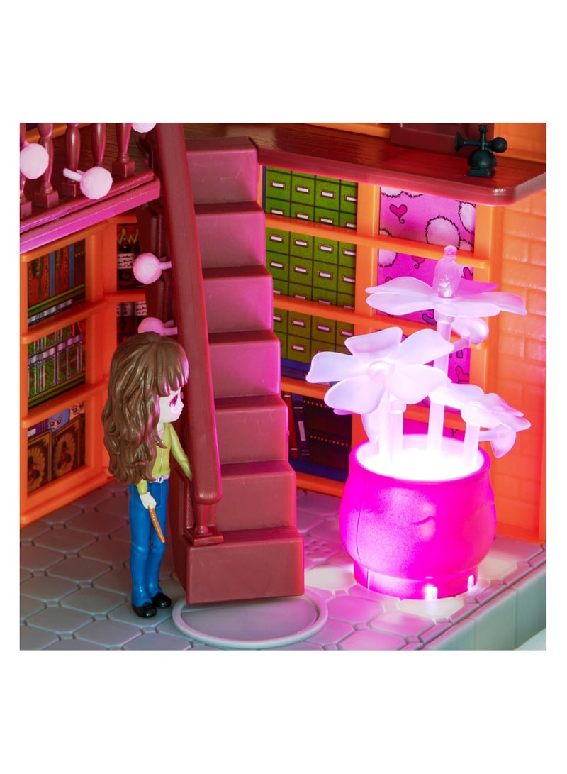 سبن ماستر عالم هاري بوتر السحري، مجموعة ألعاب زقاق دياجون السحرية 3 في 1 مع أضواء وأصوات، شخصيتان، 21 ملحقًا، ألعاب للأطفال من سن 6 سنوات فما فوق - Image 4