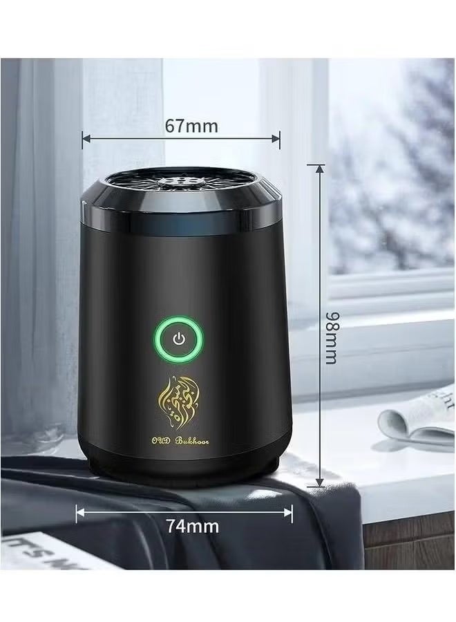 Mini Chargeble Electric Small Bakhoor Burner Resin Burner Office & Home Decor Mini USB Incense Burner  - Image 4
