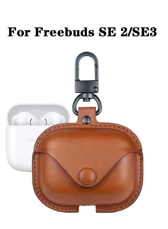 Protective Silicone Case Cover for HUAWEI Freebuds SE 2/SE 3 In-Ear Earphones Brown - Image 1