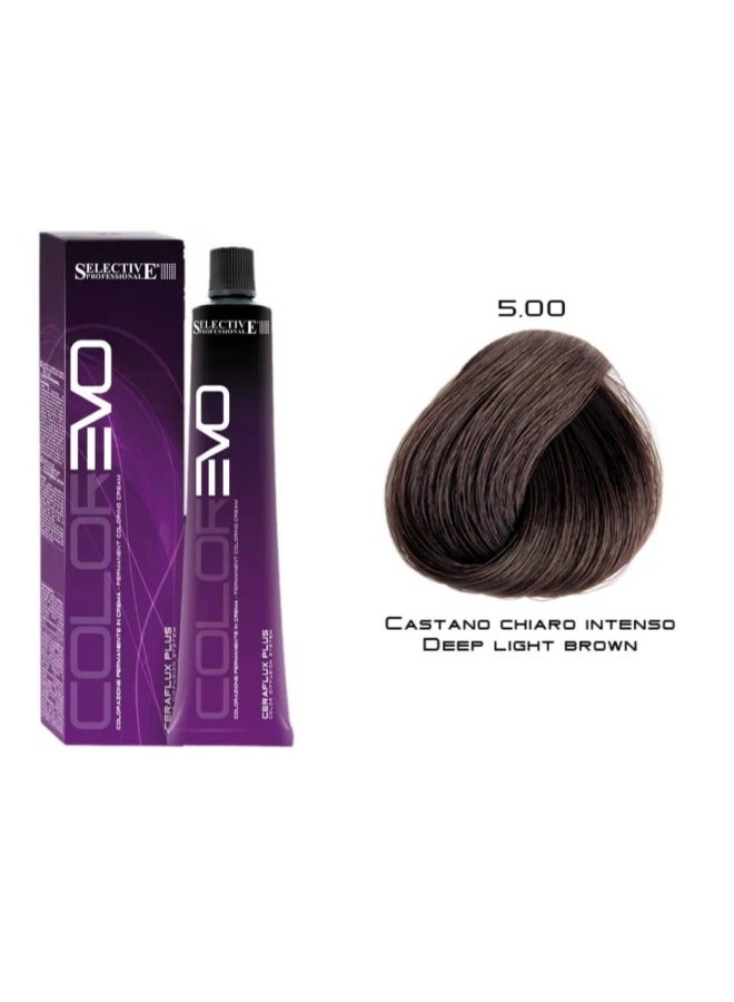 Selective Professional Selective ColorEvo Cream Hair Colour 5.00 Deep Light Brown 100 m - Image 1
