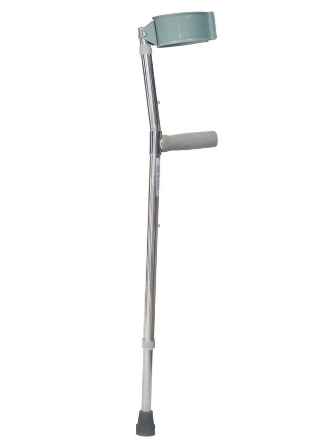SMARTCARE Smart Care Forearm Crutches with Pivoting Closed-Cuff (1 Pair), Height Adjustable, Ergonomic Comfortable Wrist Handle, Heavy Duty for Standard and Tall Adults - (SC933L) - Image 1