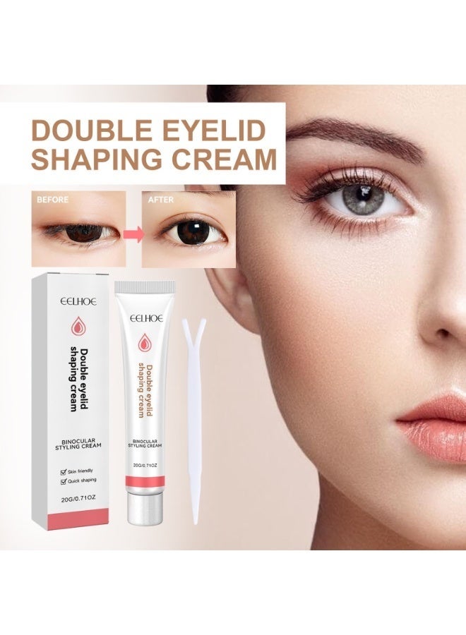 إيلهو كريم تشكيل الجفن المزدوج، كريم رفع العين، كريمات رفع الجفن، رفع الجفن للعيون المبطنة، شد وترطيب، كريمات رفع الجفن للجفون المترهلة. (1 قطعة) - Image 1