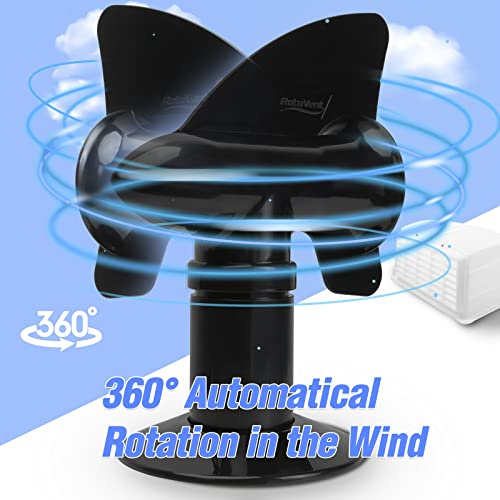 RotoVent RV Sewer Vent, RV Rotating Sewer Vent Cover, 360 Rotating Siphon RV Vent for Holding Tank - Black, 1 Pack - Image 4