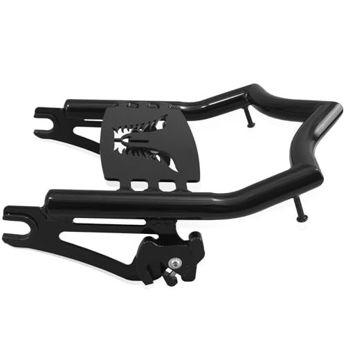 NOVALLA Detachable Stealth Luggage Rack Compatible for Harley Touring Street Glide Road King Electra Glide 2009-2025 Black - Image 5