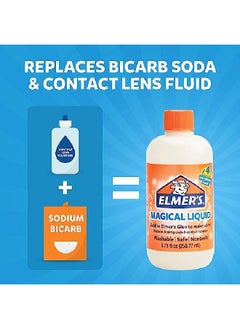 ELMER'S Elmer's Magical Slime Activator, Perfect for DIY Slime, Safe, Non-Toxic, Easy to Use - 260 ml  - Image 2
