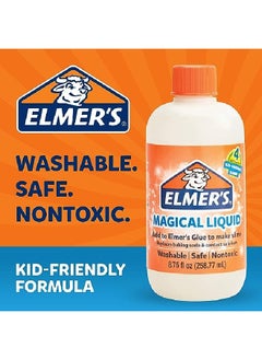 ELMER'S Elmer's Magical Slime Activator, Perfect for DIY Slime, Safe, Non-Toxic, Easy to Use - 260 ml  - Image 3