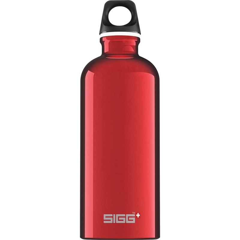 Sigg - Aluminum Water Bottle - Traveller Red - Climate Neutral Certified - Suitable for Carbonated Beverages - Leakproof & Lightweight - BPA Free - 20 oz - Image 1