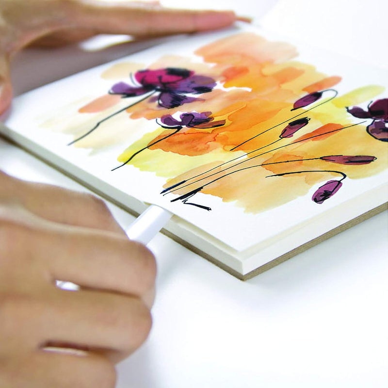 Speedball Fluid 100 Watercolor Paper Block, 9 x 12 inches, 15 Sheets, 140 lb (300 GSM) 100% Cotton Cold Press Pad for Artist Painting and Wet Media - Image 5