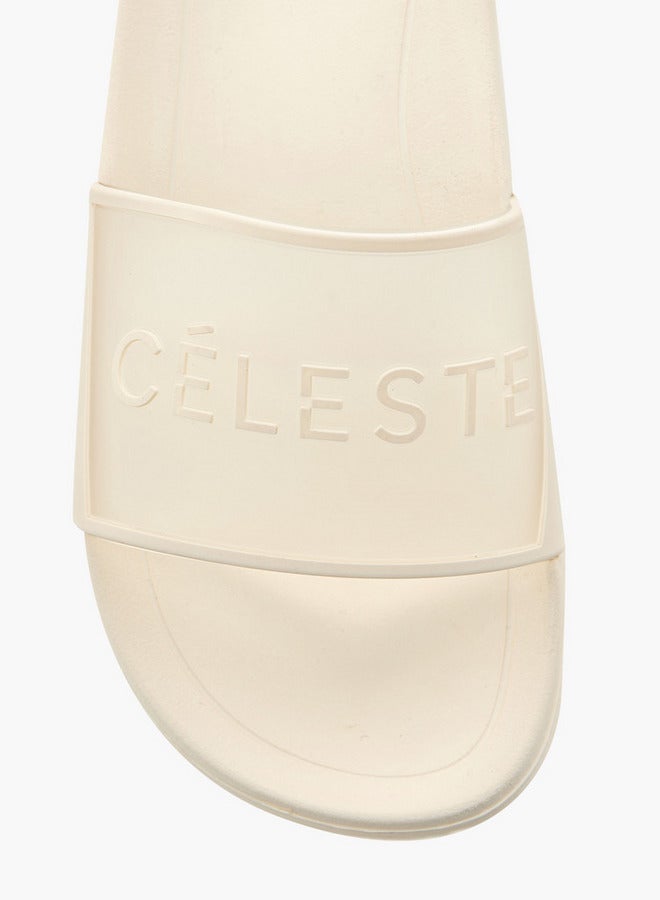 Celeste Women's Logo Detail Slip-On Slides  - Image 3