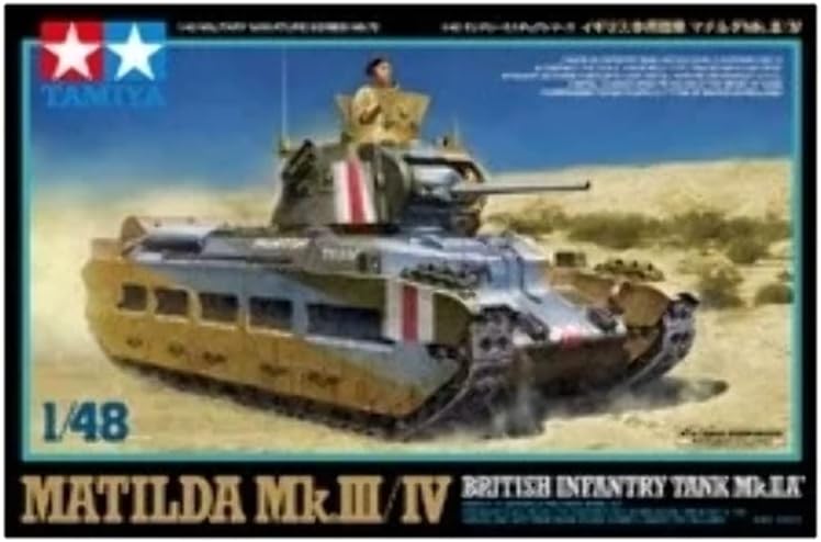 Tamiya 32572 Model Kit - Matilda MK III/IV - 1:48 Scale British Infantry Tank - Image 2