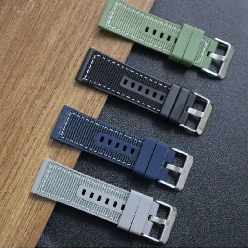 Bluejw 22mm Quick Release Luxury Sports Strap for GT4 Pro Watch4Pro, Breathable Replacement Watch Band with Stainless Steel Buckle - Image 3