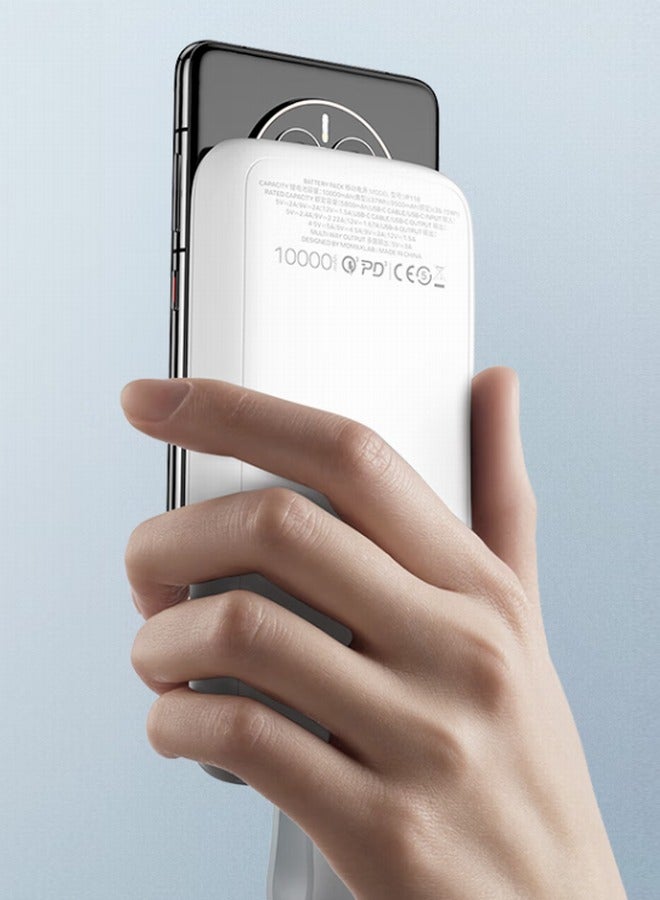 Momax Power Bank PD3 10000mAh 22.5W - White - Image 4