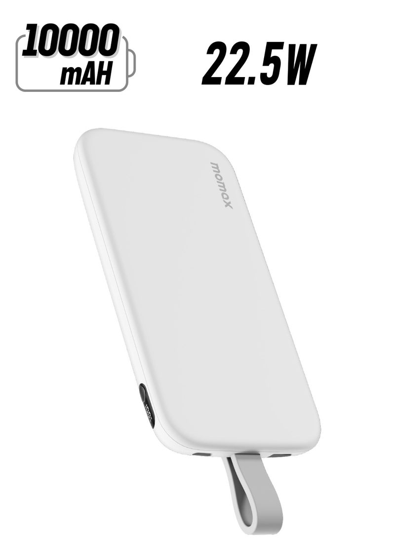Momax Power Bank PD3 10000mAh 22.5W - White - Image 1