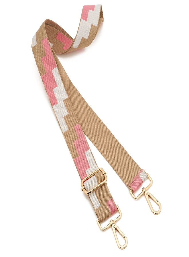 ZOOEASS Wide Shoulder Strap Adjustable Replacement Belt Guitar Style Crossbody Bag Handbag Strap Multicolor Canvas Straps(Wide:1.4in) (Color40) - Image 2