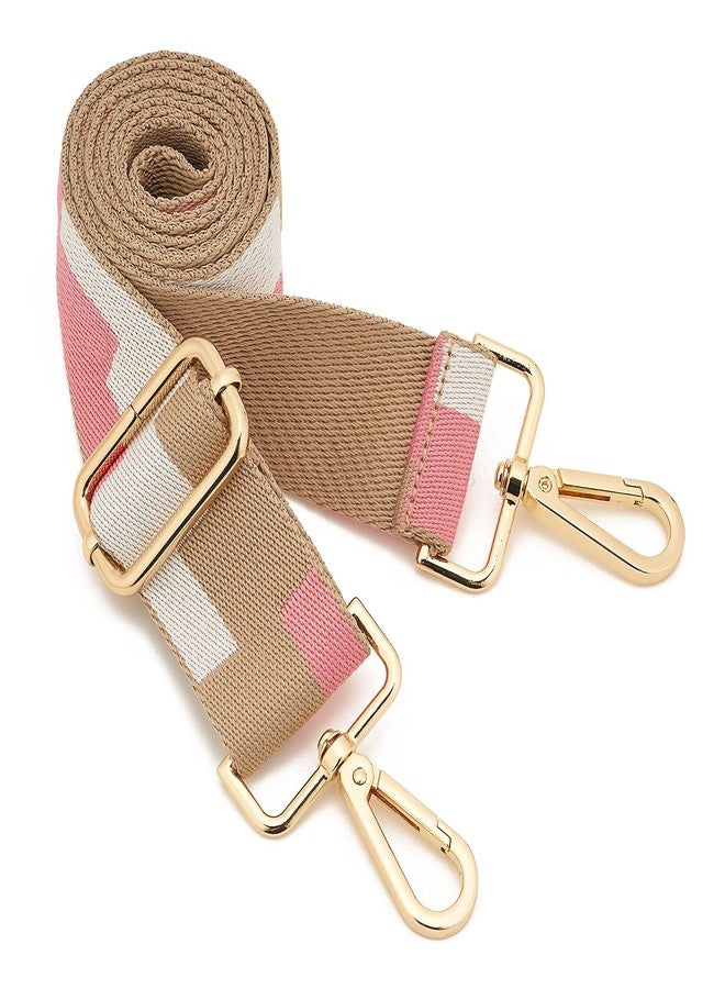 ZOOEASS Wide Shoulder Strap Adjustable Replacement Belt Guitar Style Crossbody Bag Handbag Strap Multicolor Canvas Straps(Wide:1.4in) (Color40) - Image 1