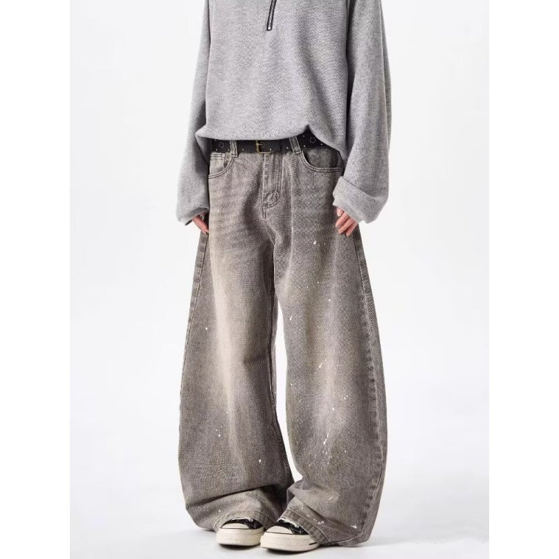 Unisex Classic Denim Jeans Loose Fit Daily Outdoor Wear - Image 4