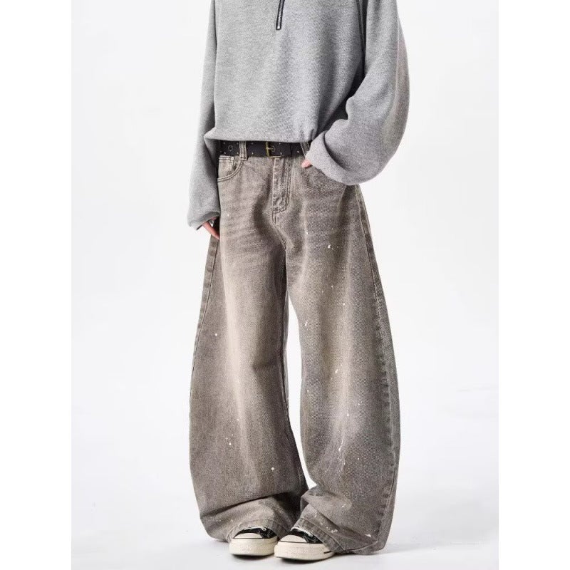 Unisex Classic Denim Jeans Loose Fit Daily Outdoor Wear - Image 5