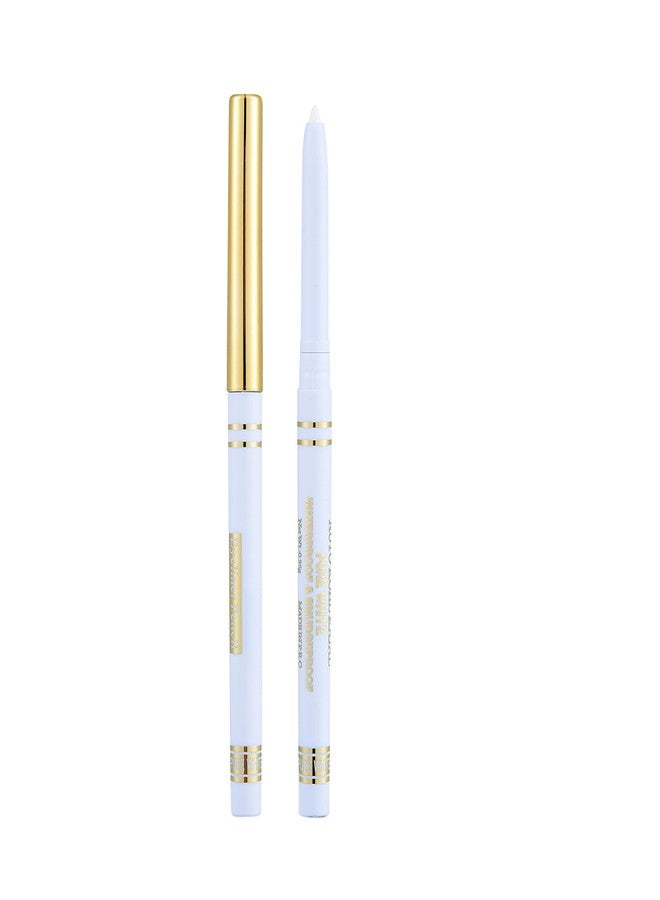 DLZZRS White Eyeliner Pencil, Creamy Retractable Eyeliner Matte Waterproof Eyeshadow Liner Pencil, Quick Drying, Long-lasting Vivid Rich Colored for Women Eye Makeup - Image 1