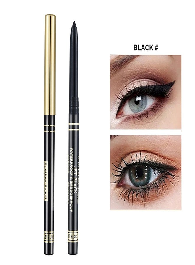 DLZZRS White Eyeliner Pencil, Creamy Retractable Eyeliner Matte Waterproof Eyeshadow Liner Pencil, Quick Drying, Long-lasting Vivid Rich Colored for Women Eye Makeup - Image 5