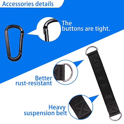LFJ Cable Pulley with Swing Strap Carabiner Gym Pulley Wheel Set for LAT Pulley System DIY Pull Down Attachment,Ladder Lift,Home Gym Equipment (2) - Image 5