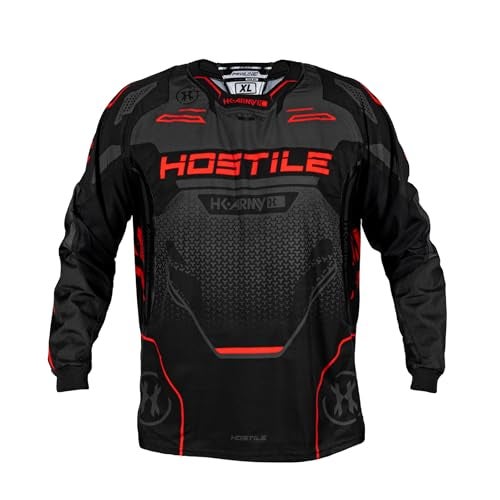 HK Army Proline Paintball Jersey for Men Red Padded Paintball Shirt 3XL - Image 1