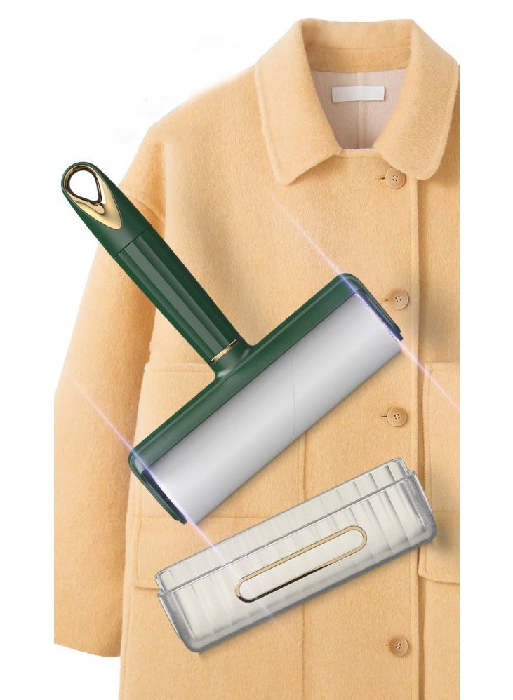 HOMESTAR Portable Wide Pet Hair Remover Roller - Strong Adhesive Lint Roller For Clothes, Sofa, Carpet, Bedding, Car Interior Cleaning With 3 Refills, Hot Melt Glue, 60 Sheets, Easy-Tear Design - Image 2