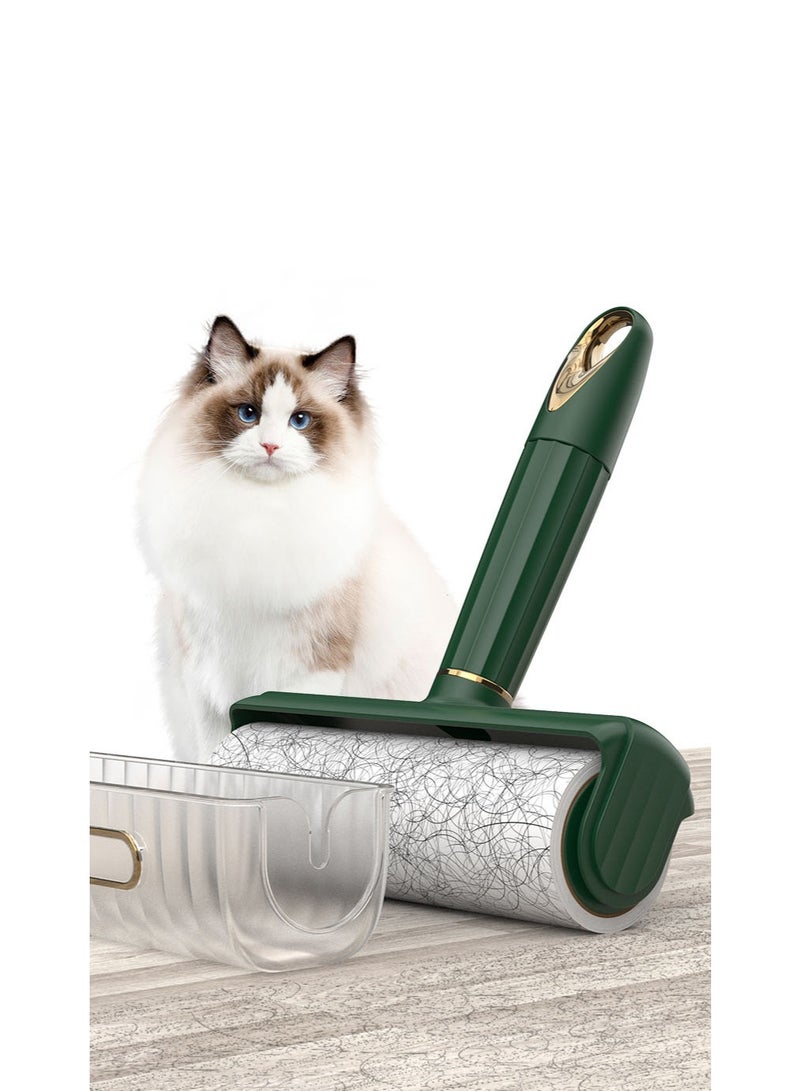 HOMESTAR Portable Wide Pet Hair Remover Roller - Strong Adhesive Lint Roller For Clothes, Sofa, Carpet, Bedding, Car Interior Cleaning With 3 Refills, Hot Melt Glue, 60 Sheets, Easy-Tear Design - Image 5