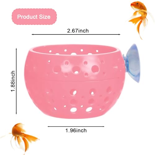 WEWAYKGJ Betta Fish Tunnel with Suction Cup - Aquarium Fish Hideout Shrimp Cave Guppy Fish Tunnel Tank Accessories Aquarium Decor for Small Fish Shrimp (Pink) - Image 5