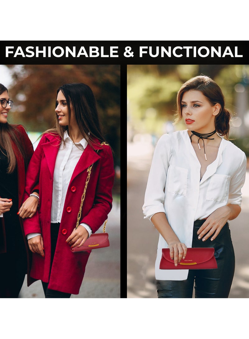 Kanelli Ladies Bags / Purse 1Pc AAY2305149-Wine - Image 4