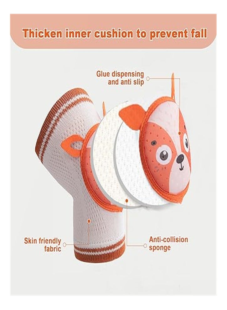 Goolsky 3 Pairs Baby Knee Pads for Crawling–Anti-Slip Infant Kneepads, Adjustable Elastic Leg Warmers,Baby Knee Protector for Toddler, Infant, Girl, Boy, Crawler,Unisex Baby Toddlers Knee pads - Image 4