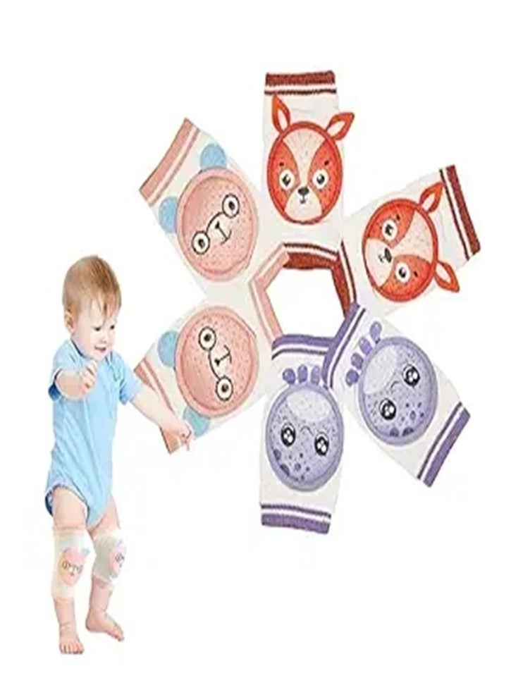 Goolsky 3 Pairs Baby Knee Pads for Crawling–Anti-Slip Infant Kneepads, Adjustable Elastic Leg Warmers,Baby Knee Protector for Toddler, Infant, Girl, Boy, Crawler,Unisex Baby Toddlers Knee pads - Image 1